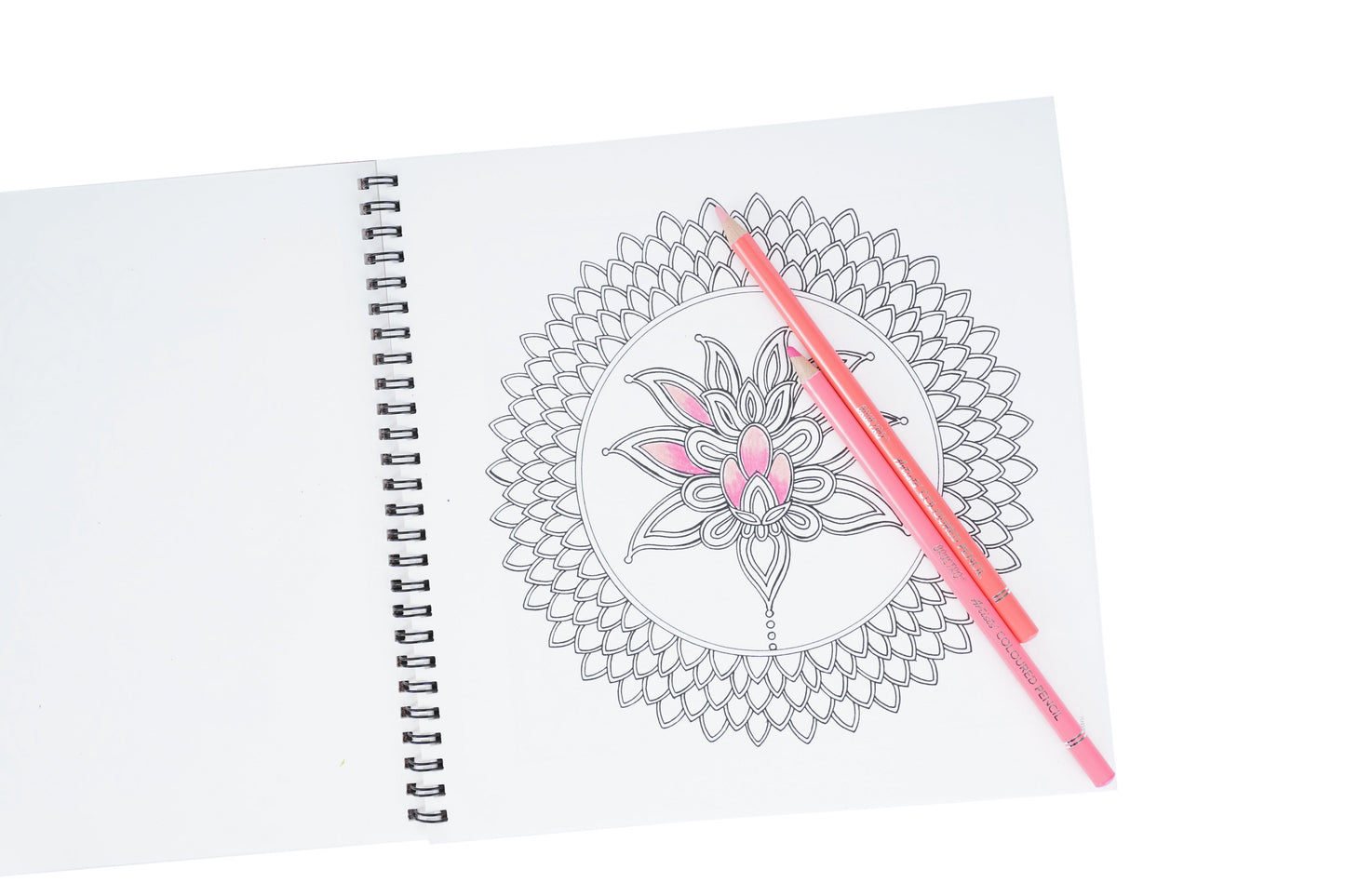 Brustro DIY Mandala Colouring Book 9” x9” 160gsm with 25 Art work