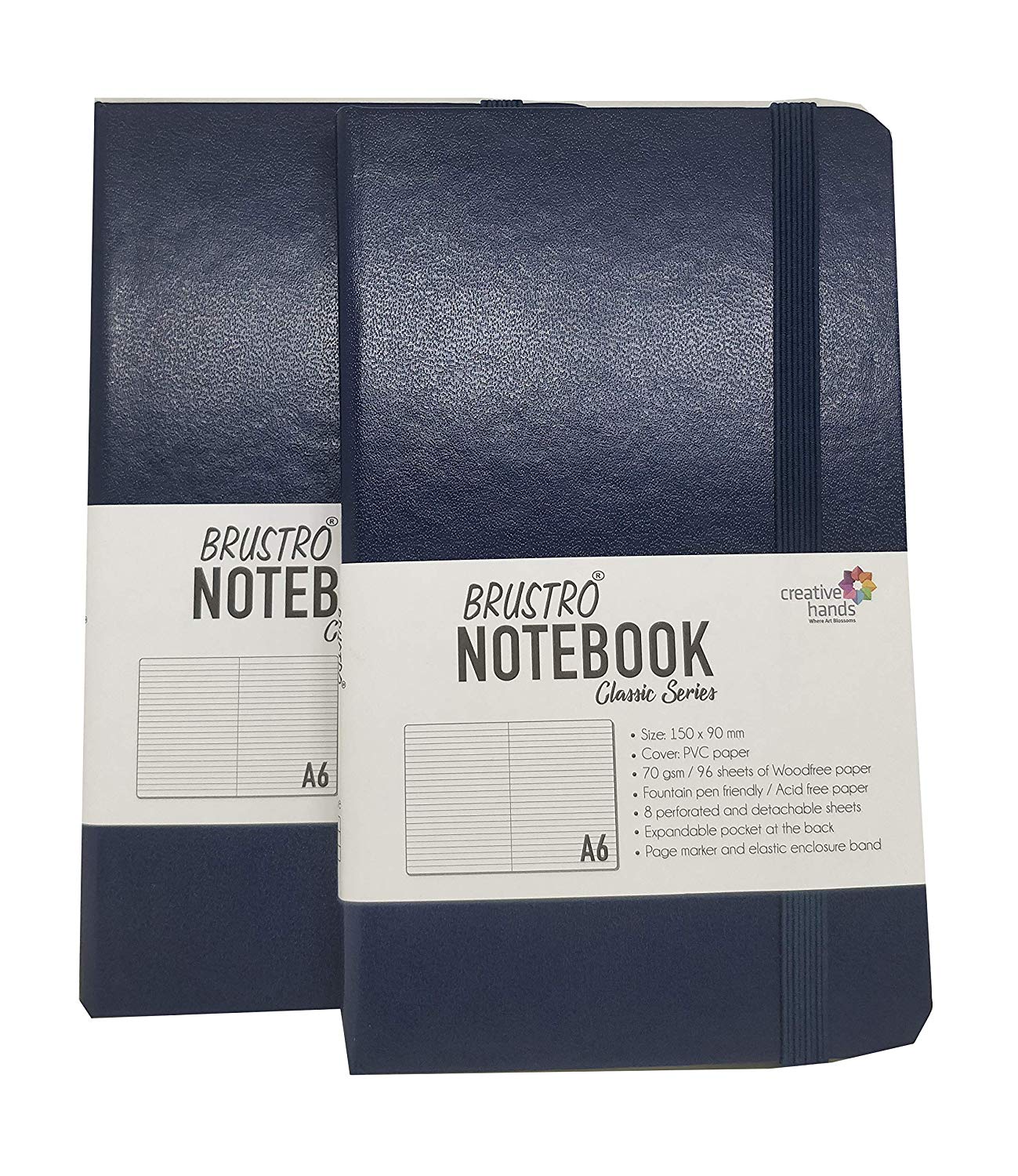 BRUSTRO NOTEBOOK CLASSIC SERIES TWIN PACK A6