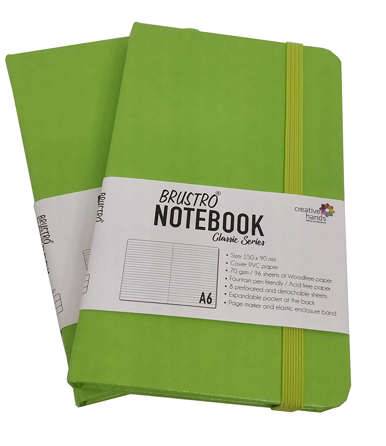 BRUSTRO NOTEBOOK CLASSIC SERIES TWIN PACK A6