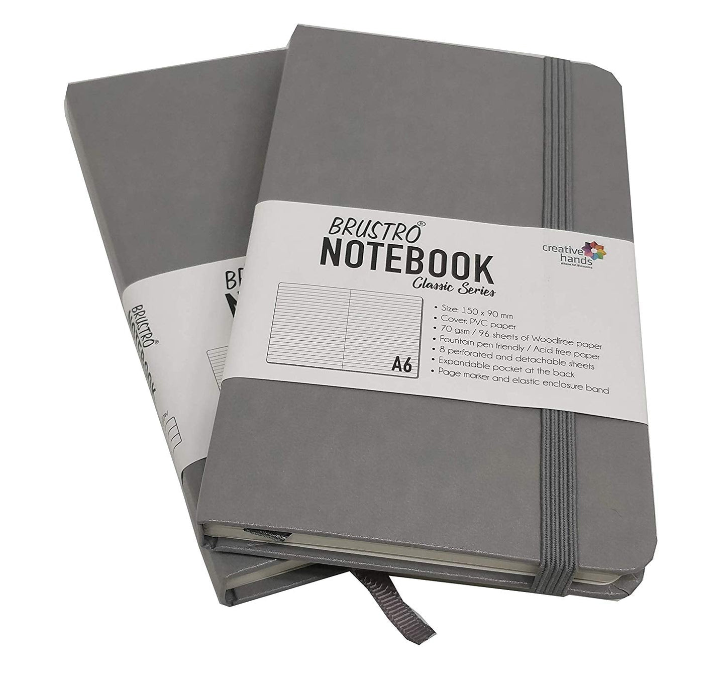 BRUSTRO NOTEBOOK CLASSIC SERIES TWIN PACK A6