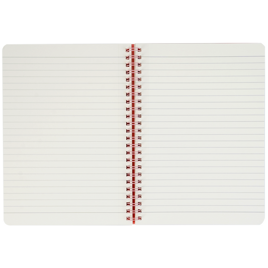 BRUSTRO Notes A5 Size, 1 Subject Ruled Notebook, 80 sheets / 160 pages, 70 gsm ivory paper, Blush Cover