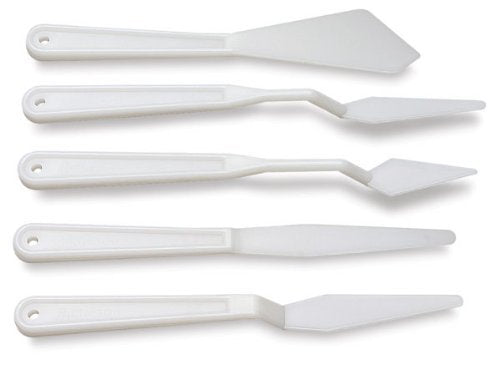 Brustro Plastic Palette Knives Set of 5