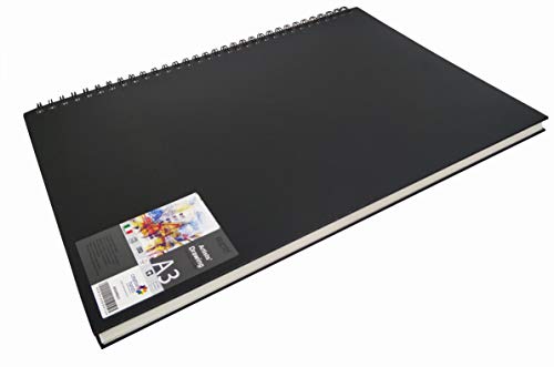 Brustro Artists Wiro Bound Sketch Book, A3 Size, 116 Pages, 160 GSM (Acid Free)