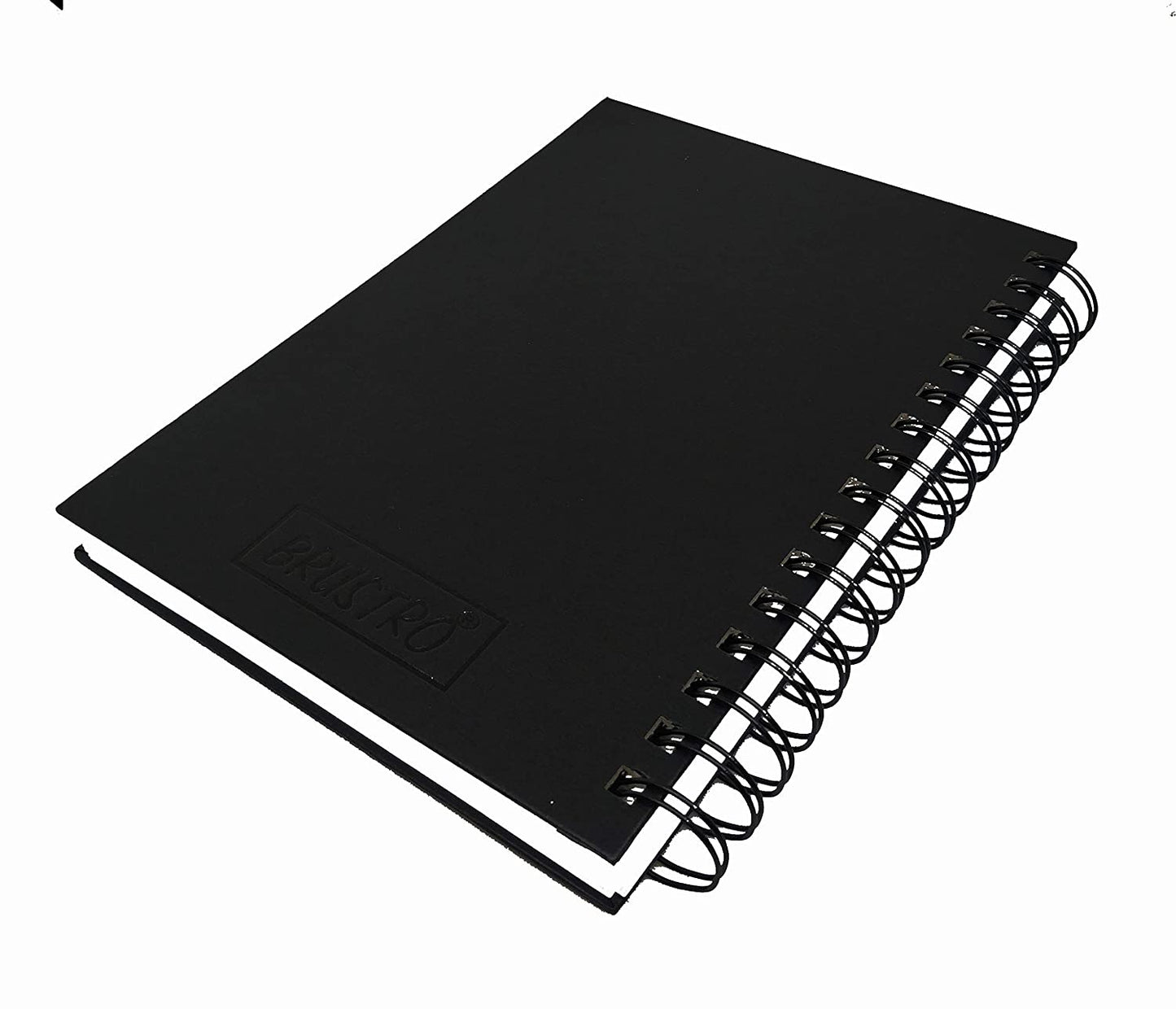 Brustro Artists Sketch Book Wiro Bound A5 Size ( 14.8 CM x 21 CM ), 116 Pages,160 GSM (Acid Free)