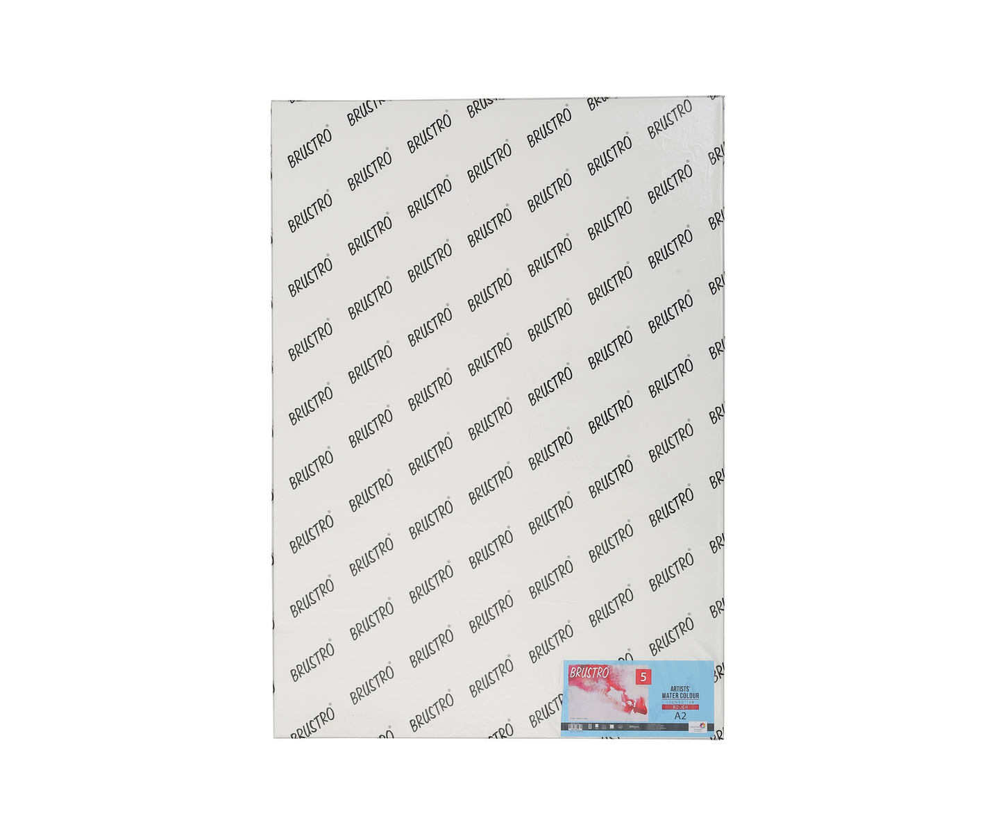Brustro Artists Watercolour Paper 100% Cotton Rough 300 GSM, Size - A2, 5 Sheets