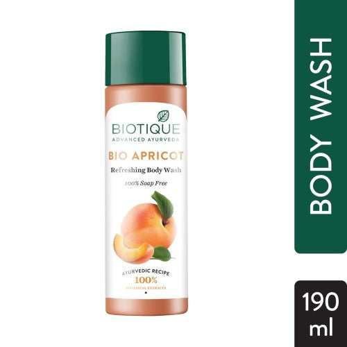 Biotique Bio Apricot Refreshing Body Wash (100% Soap Free)