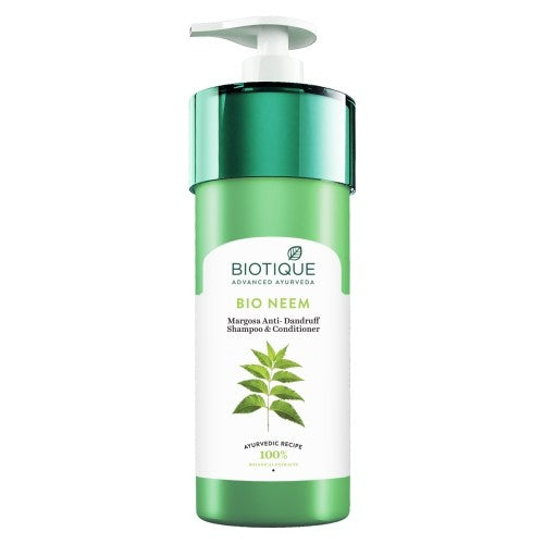 Biotique Fresh Neem Anti-Dandruff Shampoo With Conditioner