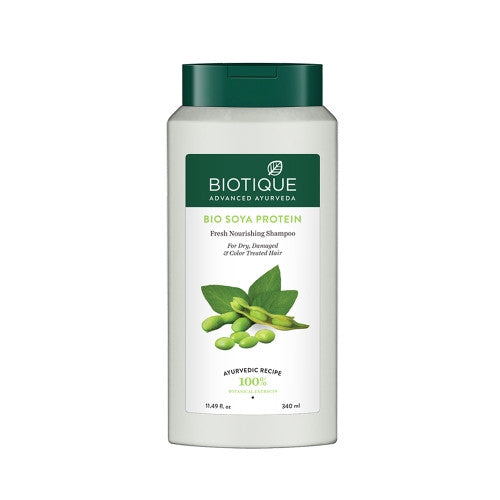 Biotique Soya Protein Intense Repair Shampoo for Dry, Damaged & Color Treated Hair