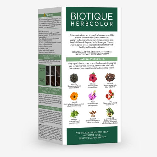 Biotique Bio Herbcolor 4N Brown, 50 gms + 110 ml (Conditioning Color No Ammonia)