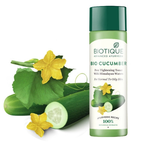 Biotique Bio Cucumber Pore Tightening Toner With Himalayan Waters (120 ml)