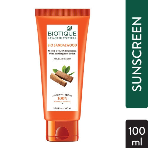 Biotique Sun Shield Sandalwood Ultra Protective Lotion 50+ SPF Sunscreen