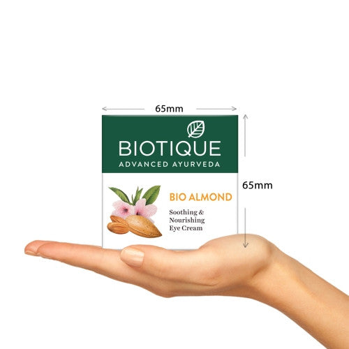 Biotique Bio Almond smoothing Eye Cream Soothing & Nourishing - 15 gms