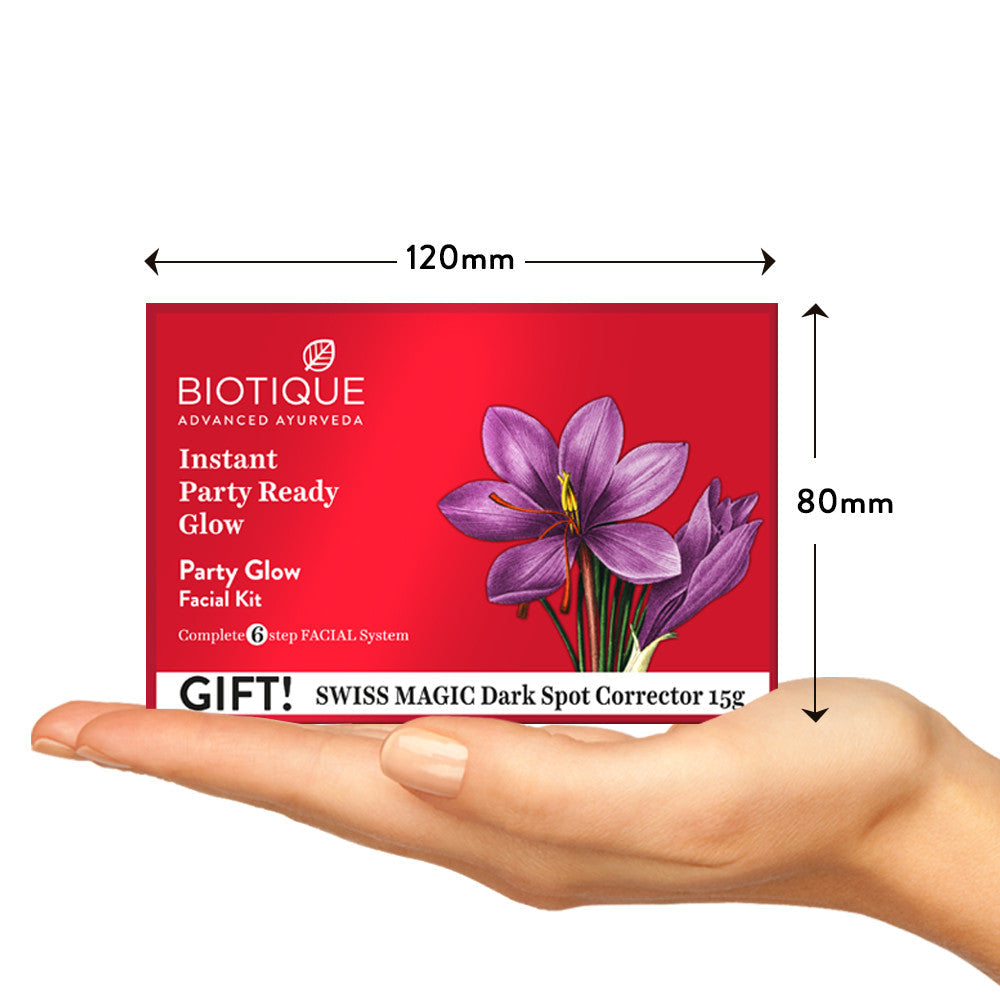 Biotique Party Ready Instant Glow Facial Kit - 65 gms