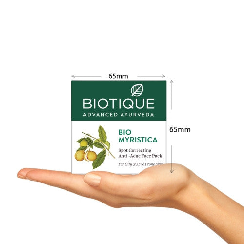 Biotique Myristica Acne Control Spot Correction Face Pack - 20 gms