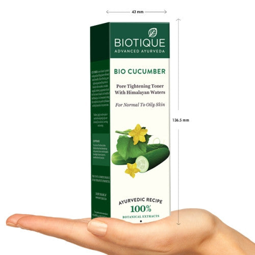 Biotique Bio Cucumber Pore Tightening Toner With Himalayan Waters (120 ml)