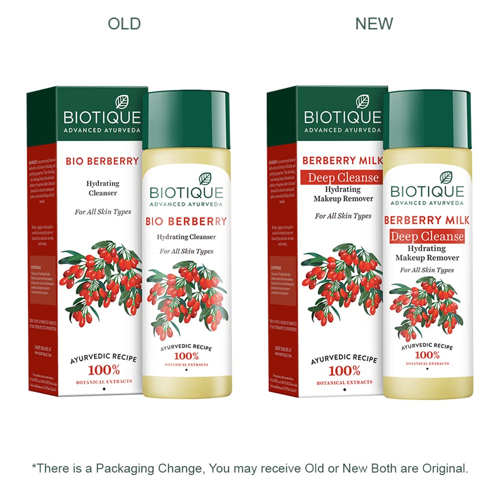 Biotique Berberry Milk Deep Cleanse Hydrating Makeup Remover - 120 ml