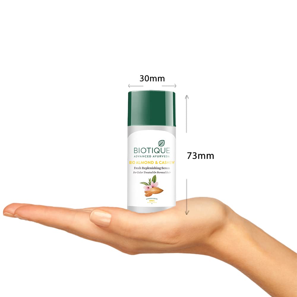 Biotique Bio Almond and Cashew Fresh Replenishing Hair Serum (40 ml)