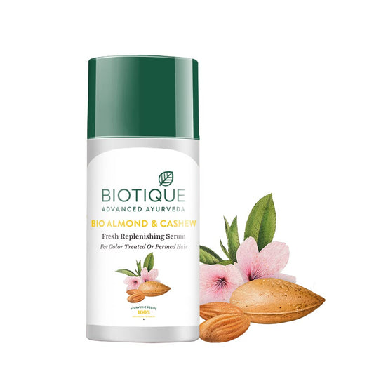 Biotique Bio Almond and Cashew Fresh Replenishing Hair Serum (40 ml)