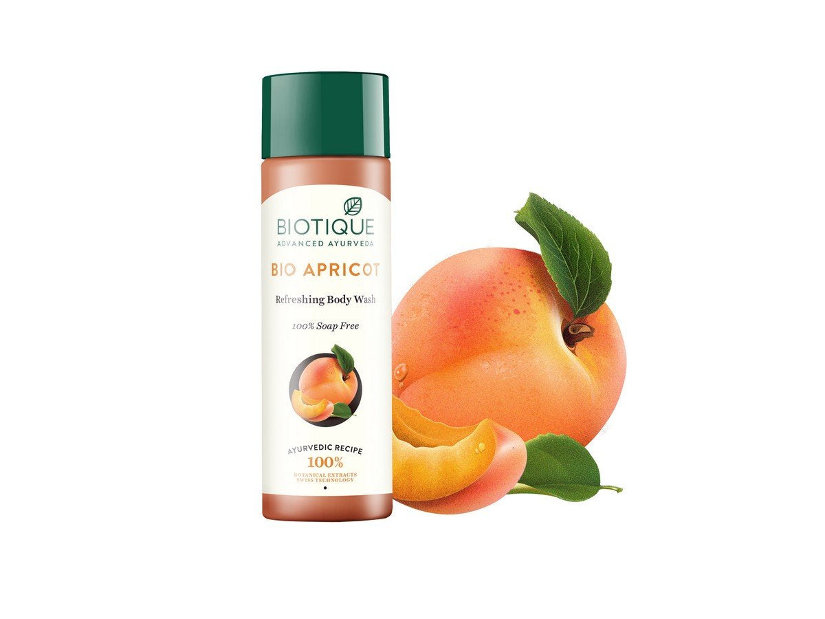 Biotique Bio Apricot Refreshing Body Wash (100% Soap Free)
