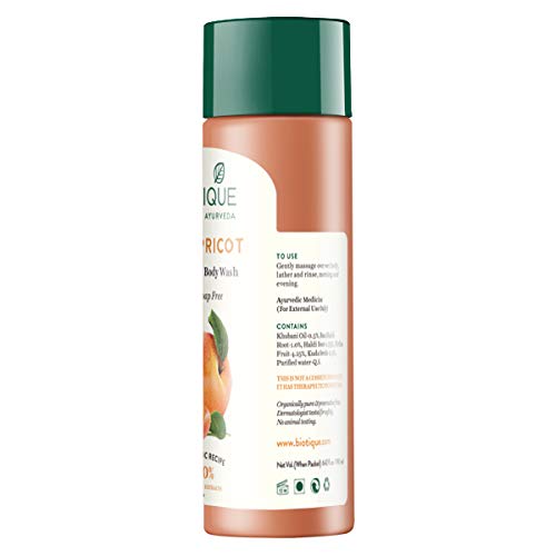Biotique Bio Apricot Refreshing Body Wash (100% Soap Free)