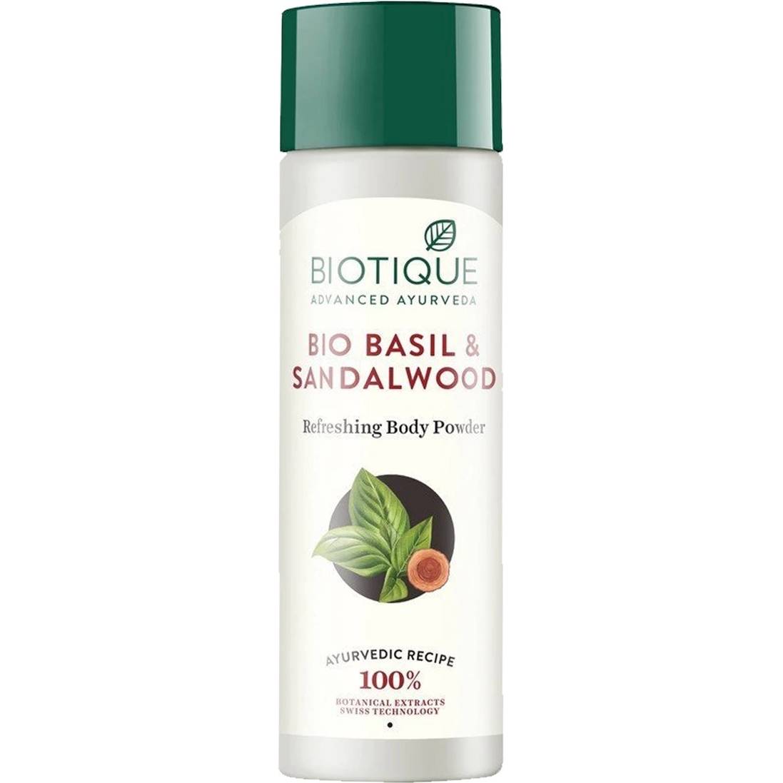 Biotique Bio Basil and Sandalwood Refreshing Body Powder - 150 gm