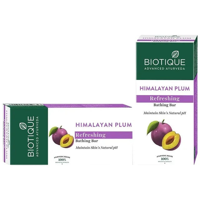 Biotique Himalayan Plum Body Cleanser Refreshing Body Soap - 150 gms
