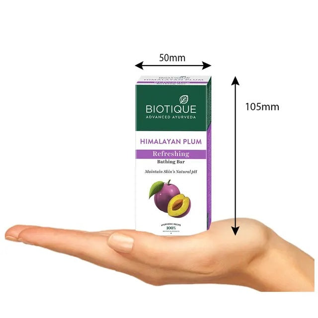 Biotique Himalayan Plum Body Cleanser Refreshing Body Soap - 150 gms