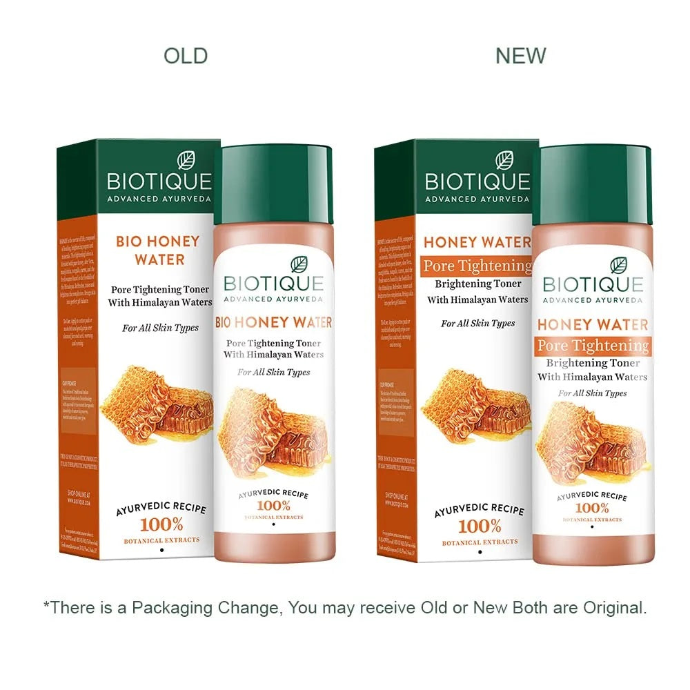 Biotique Honey Water Pore Tightening Toner With Himalayan Waters (120 ml)