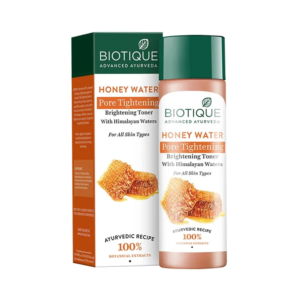 Biotique Honey Water Pore Tightening Toner With Himalayan Waters (120 ml)