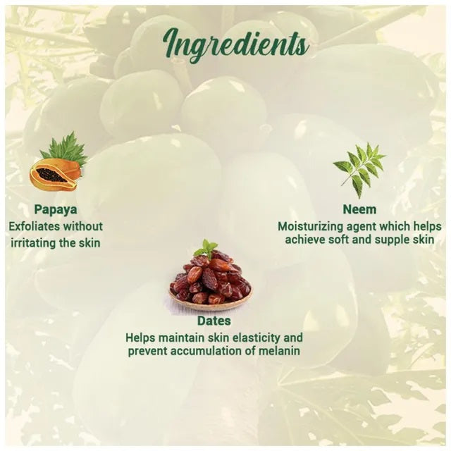 Biotique Papaya Tan Removal Brightening & Revitalizing Face Scrub, for All skin types