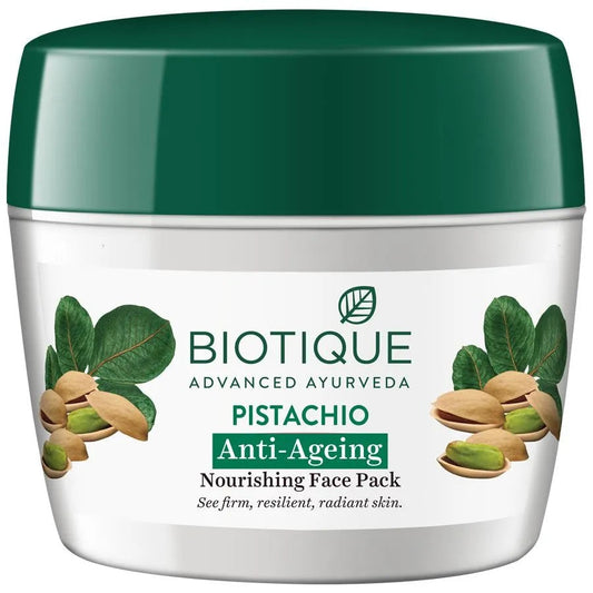 Biotique Pistachio Anti-Ageing Nourishing Face Pack, for All Skin Types