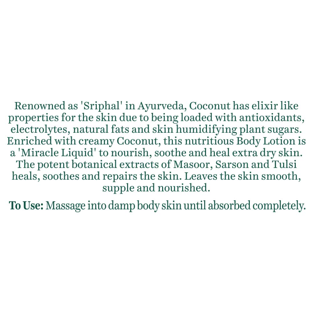 Biotique Creamy Coconut Deep Nourish Body Lotion for Extra Dry Skin