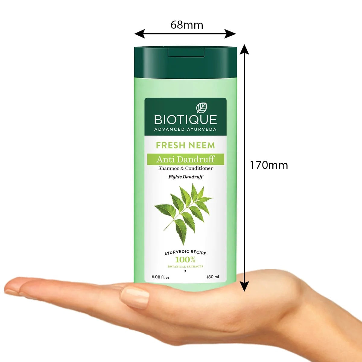 Biotique Fresh Neem Anti-Dandruff Shampoo With Conditioner