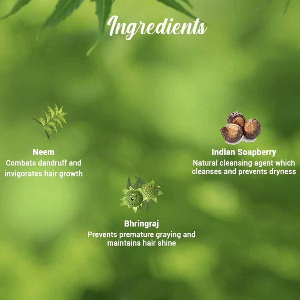 Biotique Fresh Neem Anti-Dandruff Shampoo With Conditioner