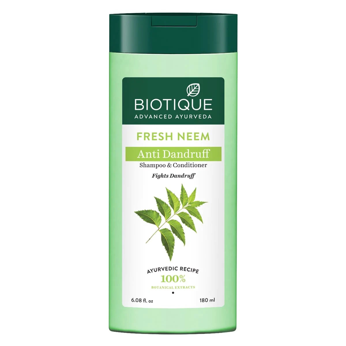 Biotique Fresh Neem Anti-Dandruff Shampoo With Conditioner