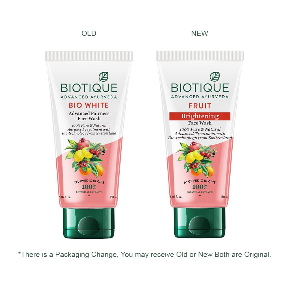 Biotique Fruit Brightening Face Wash 100% Pure & Natural