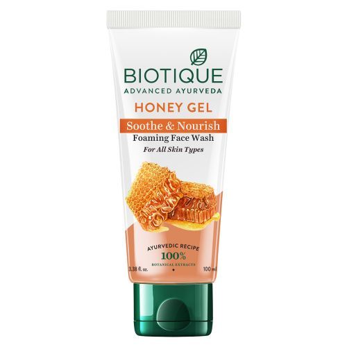Biotique Honey Gel Soothe & Nourish Foaming Face wash For All Skin Types