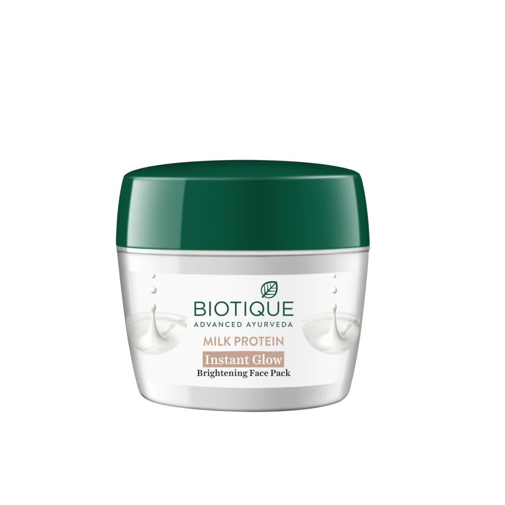 Biotique Milk Protein Instant Glow Brightening Face Pack