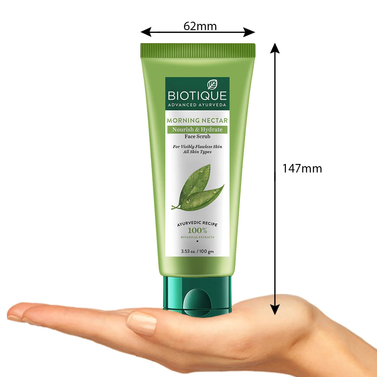Biotique Morning Nectar Nourish & Hydrate Face Scrub, Prevents Dark Spots