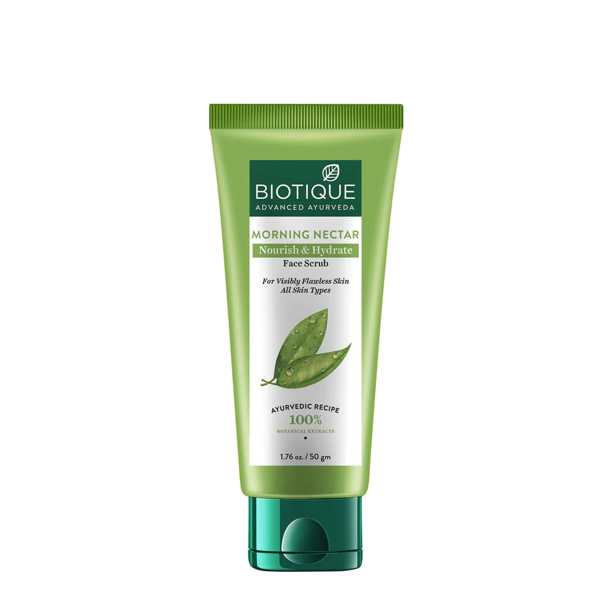 Biotique Morning Nectar Nourish & Hydrate Face Scrub, Prevents Dark Spots