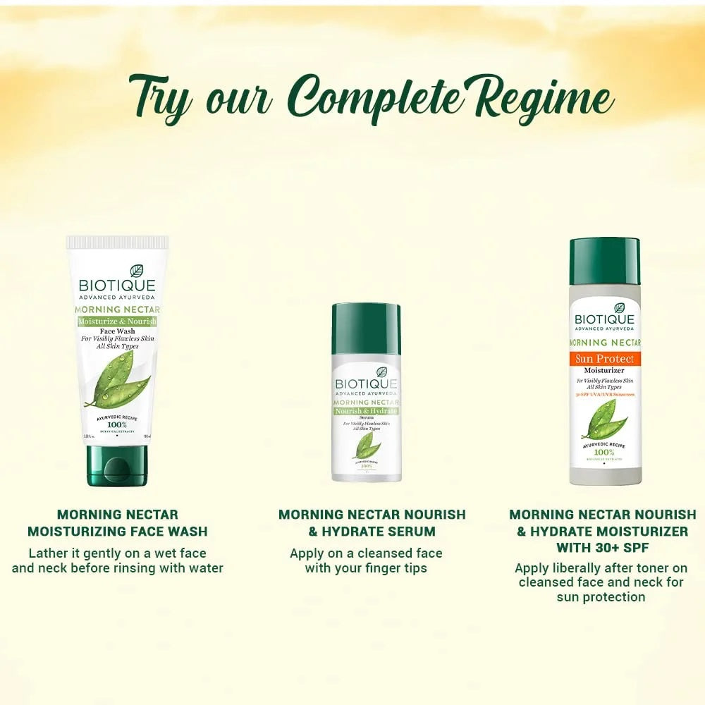 Biotique Morning Nectar Sun Protect Moisturizer, SPF - 30+ - 120 ml