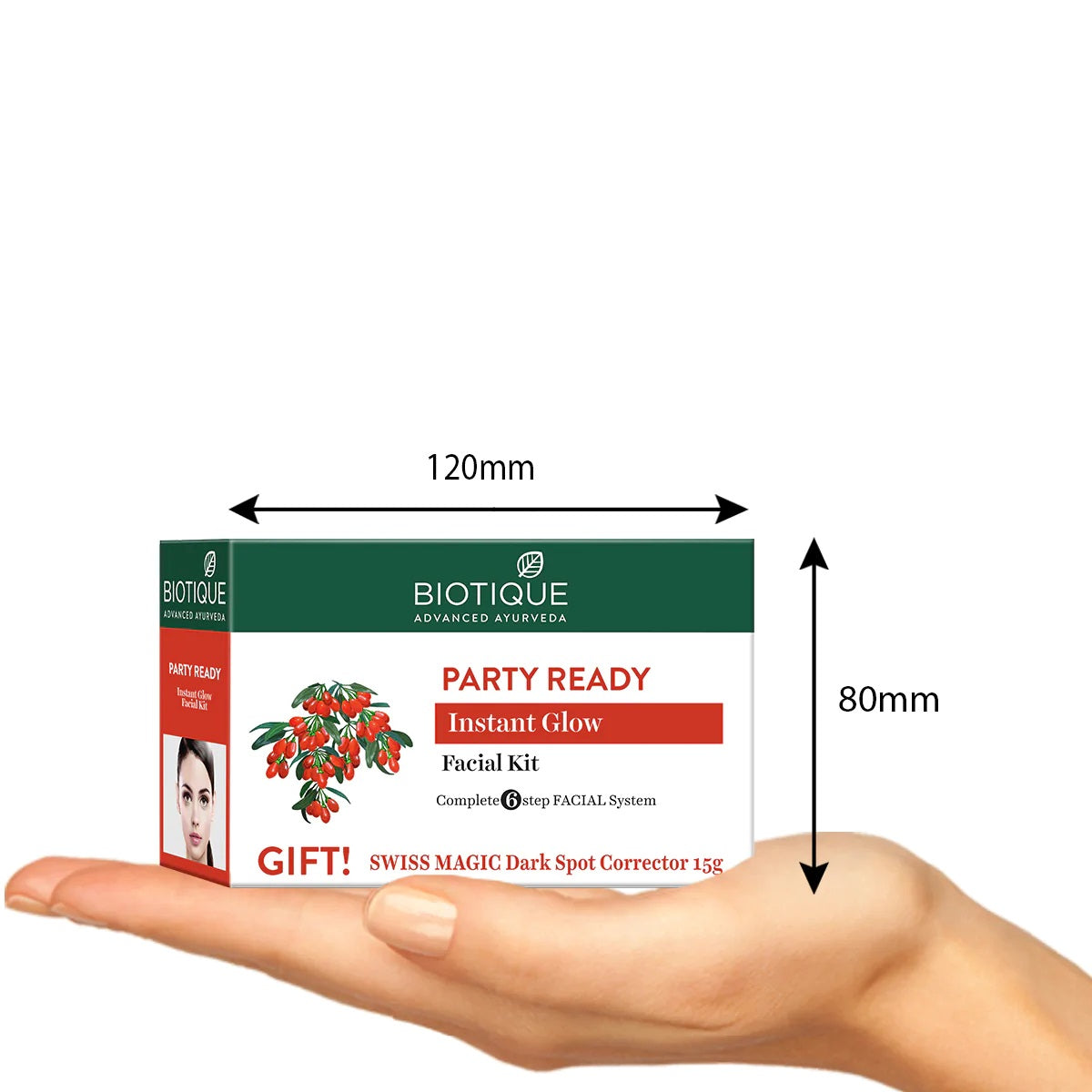 Biotique Party Ready Instant Glow Facial Kit - 65 gms