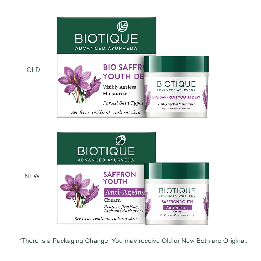 Biotique Saffron Youth Anti Ageing Cream For All Skin Types