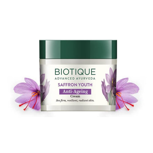 Biotique Saffron Youth Anti Ageing Cream For All Skin Types