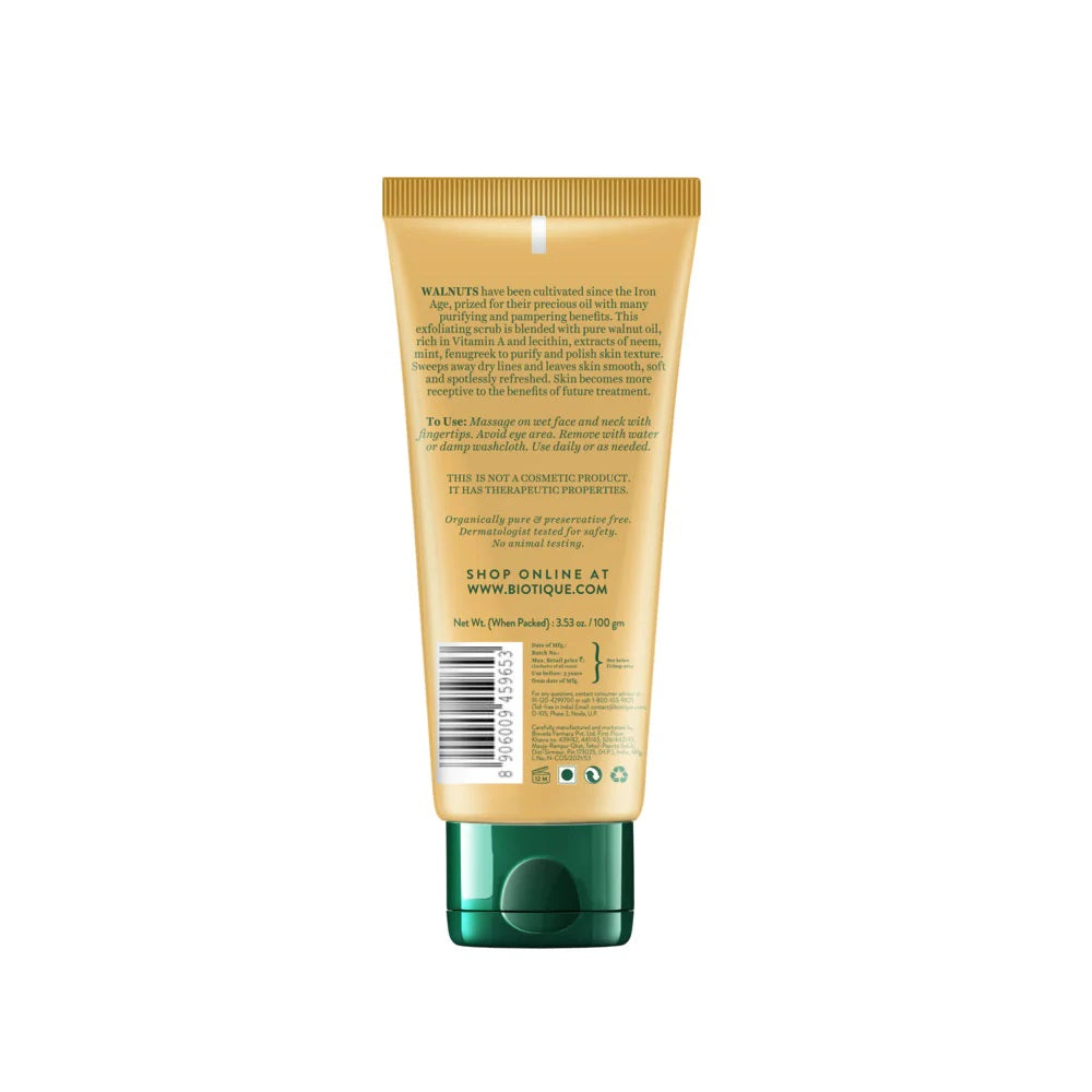 Biotique Walnut Exfoliating & Polishing Face Scrub