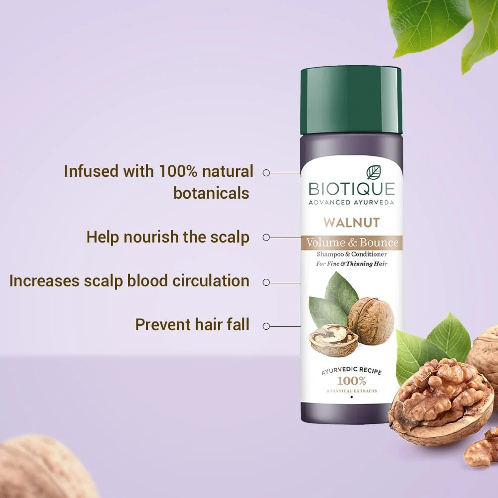 Biotique Walnut Volume & Bounce Shampoo