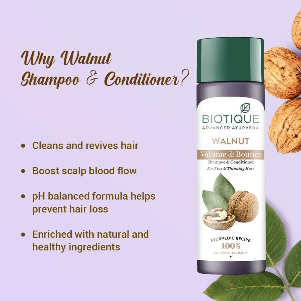 Biotique Walnut Volume & Bounce Shampoo