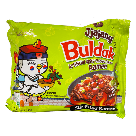 Buldak Jjajang Hot Chicken Flavored Ramen, 140G
