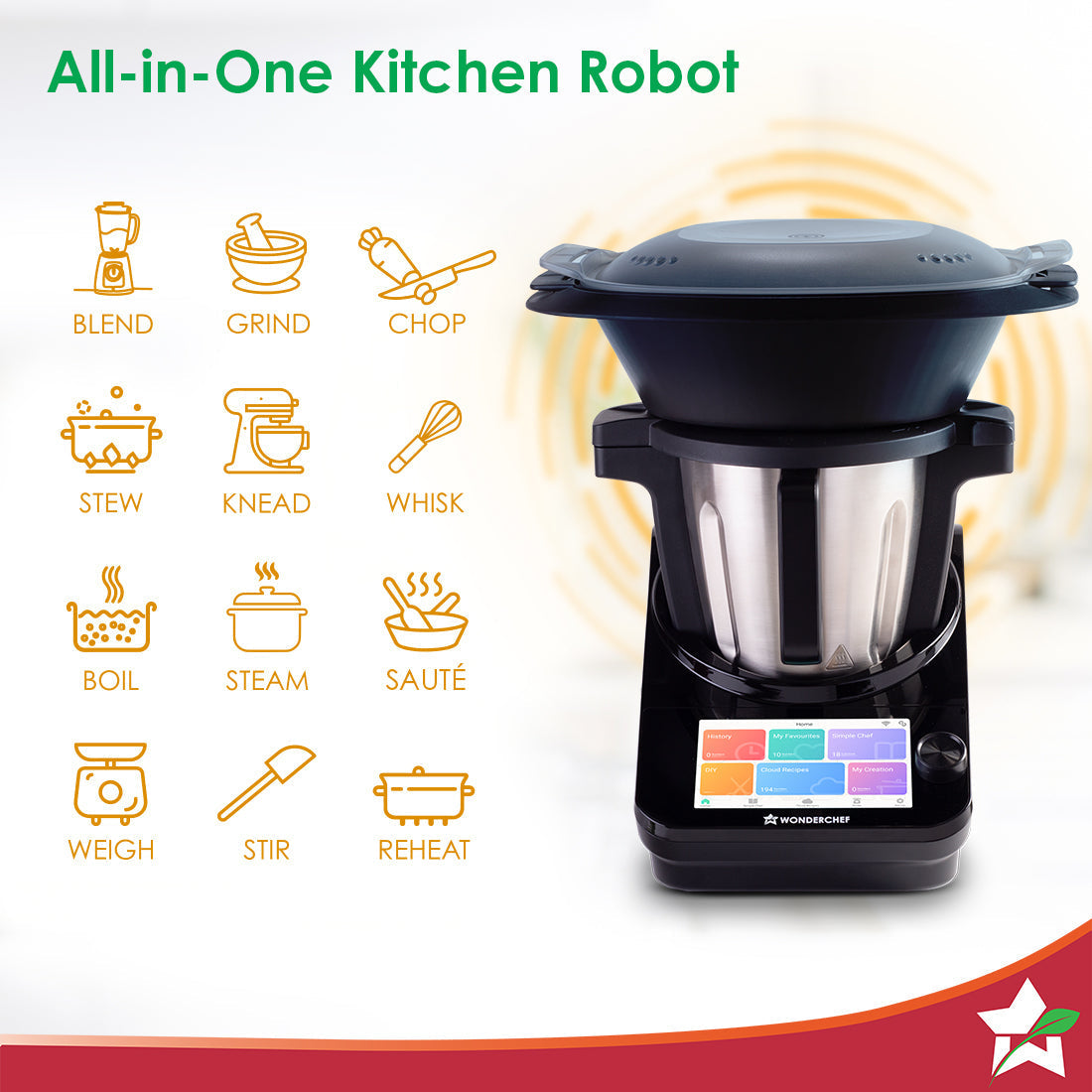 Wonderchef Chef Magic - All-in-One Kitchen Robot