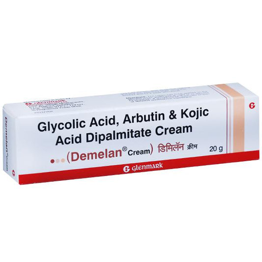 5x Demelan Cream Glycolic Acid Arbutin Kojic Acid - 20g each - Pack of 5